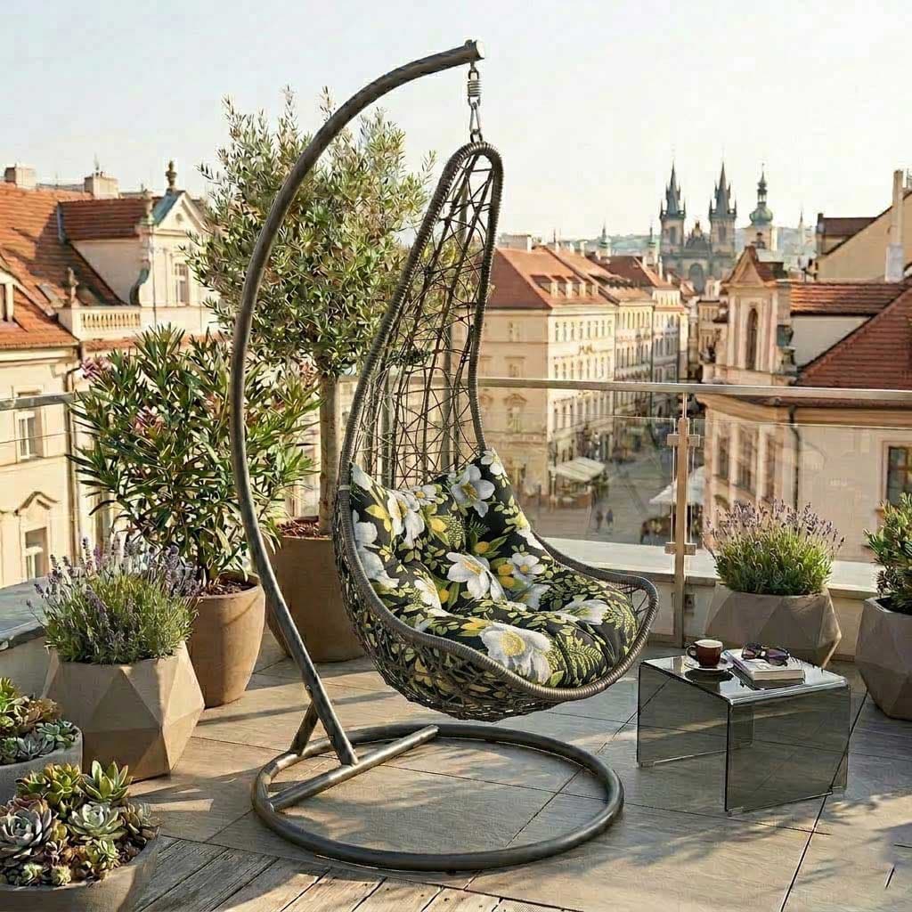 Jastuk Za Ratan Ljuljašku Za Jednu Osobu WHITE NIGHT