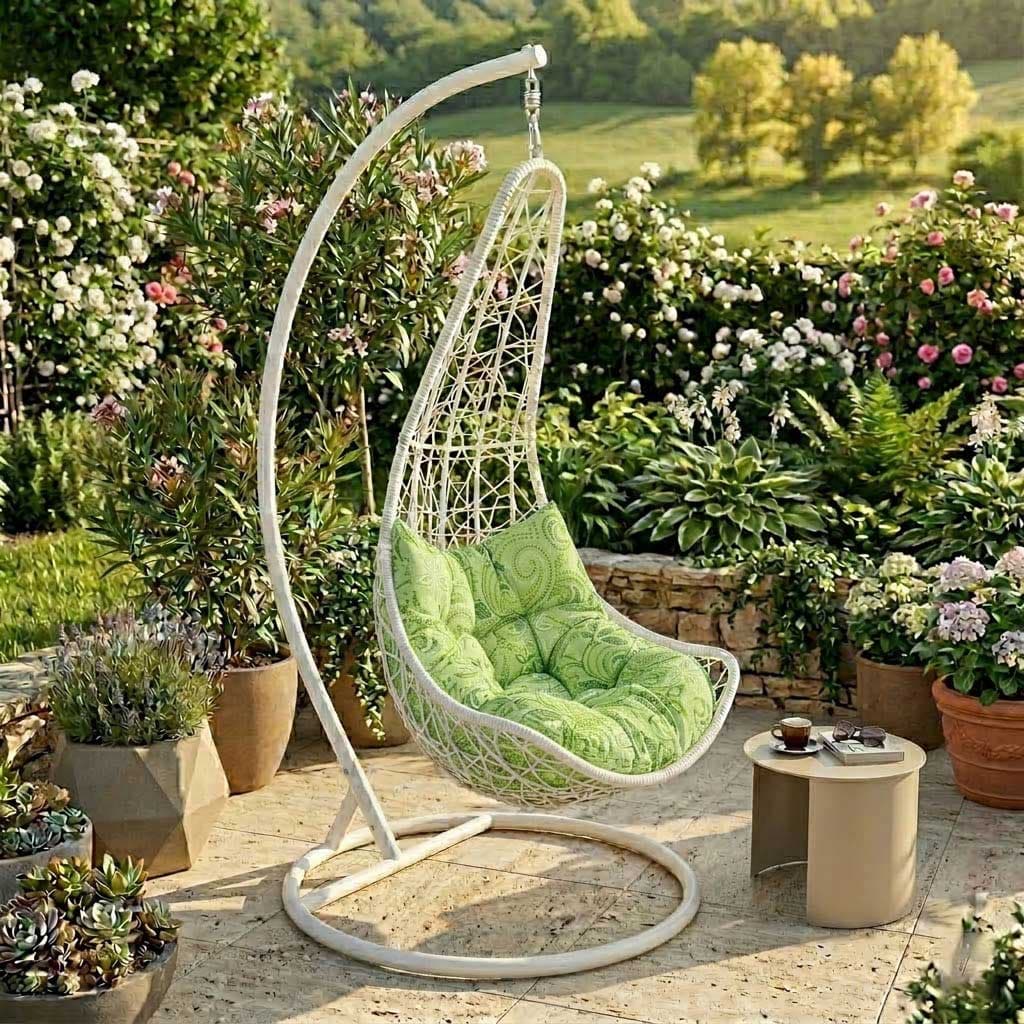 Jastuk Za Ratan Ljuljašku Za Jednu Osobu FRESH GREEN