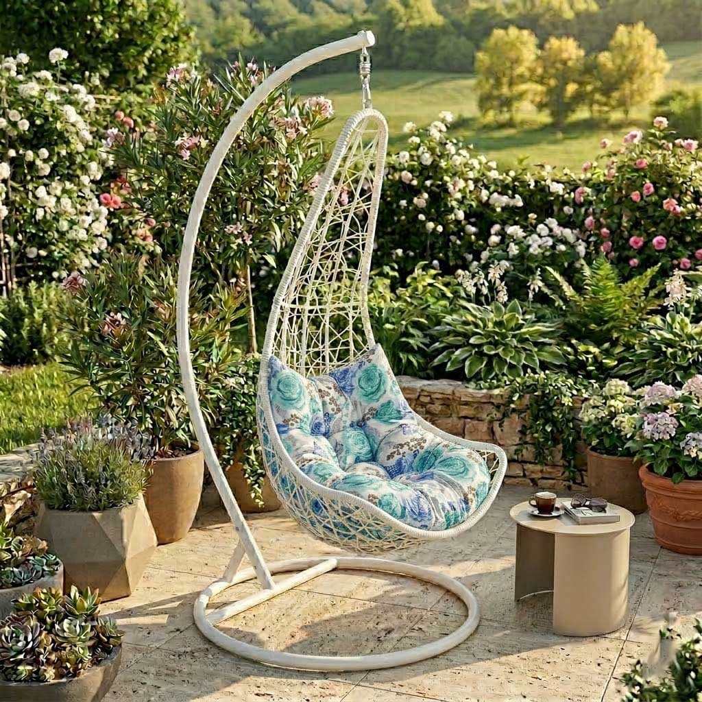 Jastuk Za Ratan Ljuljašku Za Jednu Osobu BLUE ROSES