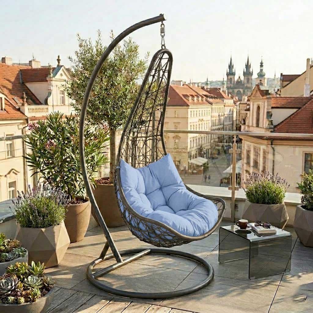 Jastuk Za Ratan Ljuljašku Za Jednu Osobu SKY BLUE