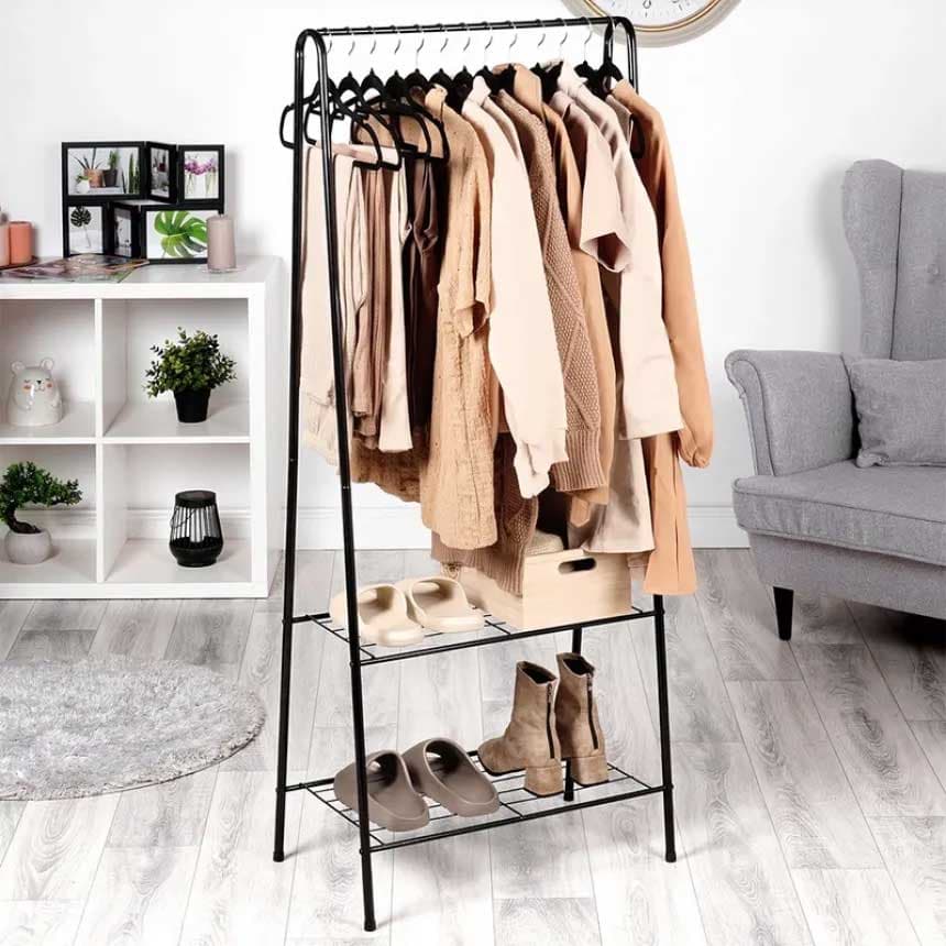 Vilde Stalak za odeću sa 2 police 568004