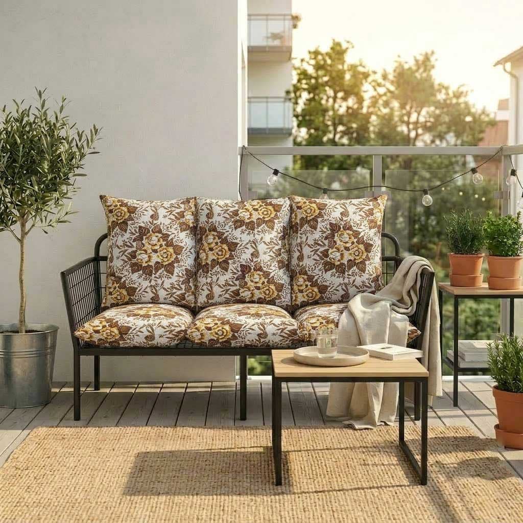 Jastuk Za BaštenskI Dvosed 100x50x50 cm RETRO BOUQUET