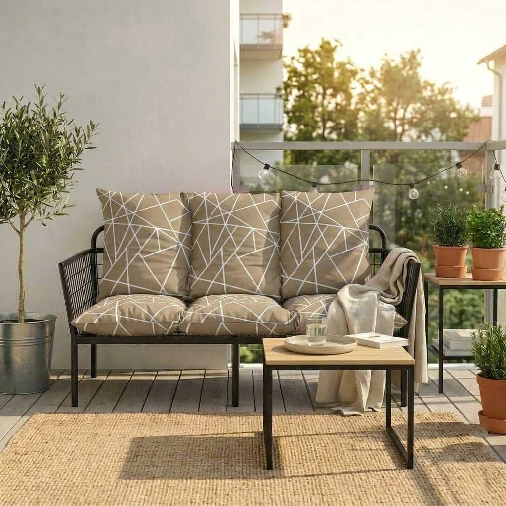 Jastuk Za BaštenskI Dvosed 100x50x50 cm GEOMETRIC