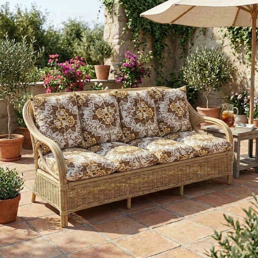 Jastuk Za BaštenskI Trosed 150x50x50 cm RETRO BOUQUET