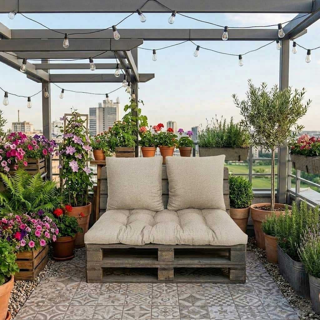 Komplet jastuka za garniture od paleta BEACH SAND