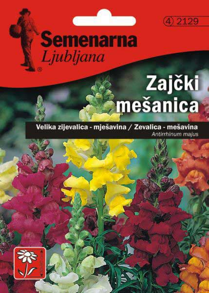 Cveće Zevalica - mešavina - Antirrhinum majus - seme 10 kesica 2129
