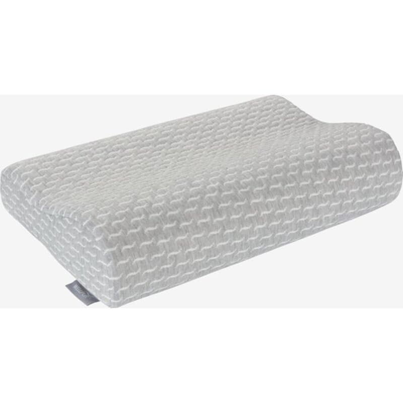 Ergonomski jastuk od memorijske pene 30x50x10/7 Wellpur Queen Grey