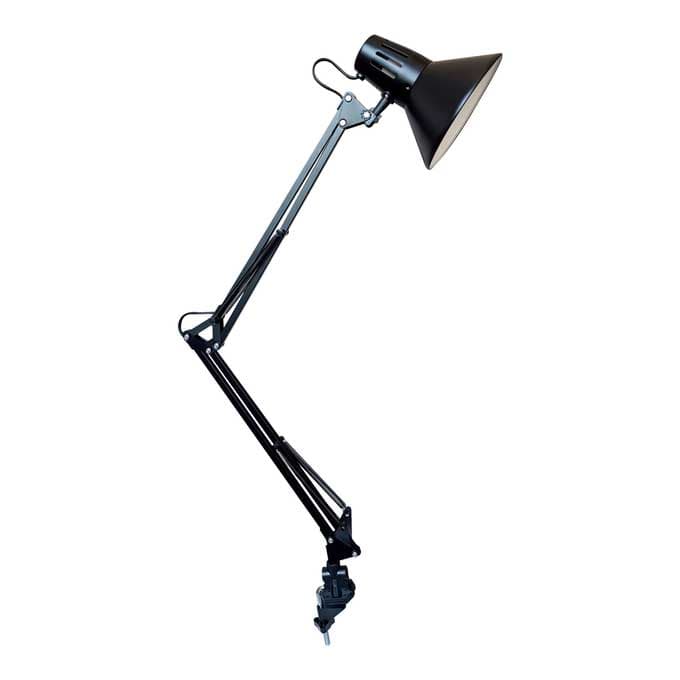 Podesiva stona lampa sa pričvršćivanjem za sto E27 Osram Panan Classic Hook E27 Black