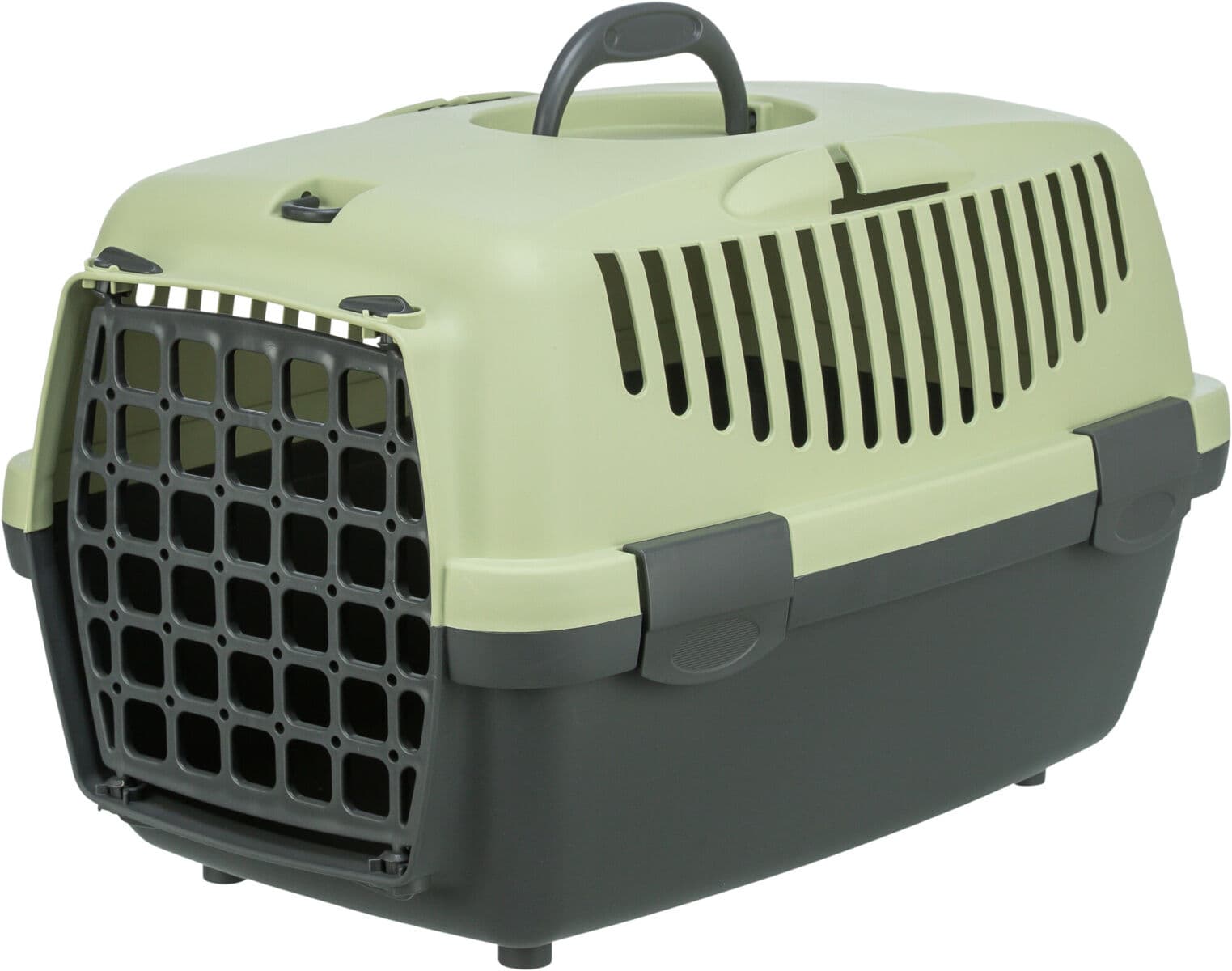 Transporter za mačke i male pse  do 6kg Capri 1 vel.XS dark grey/pastel green TRIXIE 398110