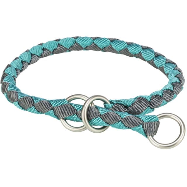 Ogrlica poludavilica za pse 52-60cm Cavo aqua/graphite TRIXIE 144128