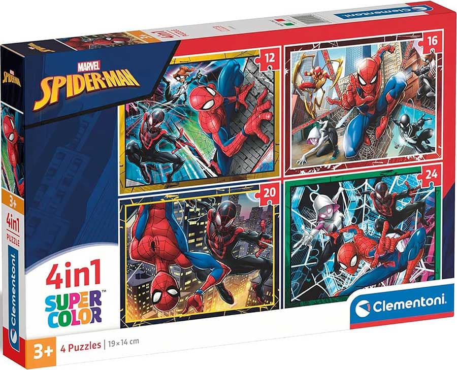 Puzzle slagalice 4u1 Spajdermen Clementoni 21515