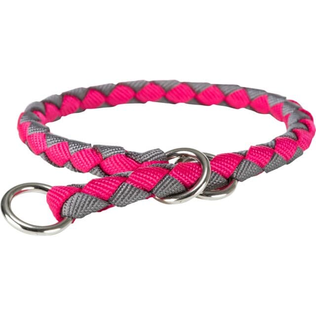 Ogrlica poludavilica za pse 39-45cm Cavo fuchsia/graphite TRIXIE 143811