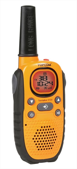 Toki voki uređaj sa dve slušalice TopCom TwinTalker 9100 sa koferom RC-6404