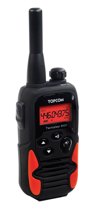Toki voki uređaj sa dve slušalice TopCom TwinTalker 9500 LR Long Range sa koferom RC-6405