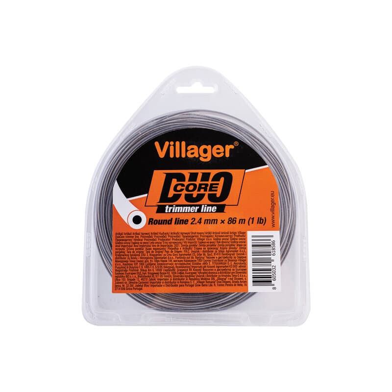 Silk za trimer Villager 2.4mm x 430m, Duo Core, okrugla nit