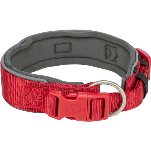 Ogrlica za pse 27-35cm Premium extra wide red TRIXIE 1995503