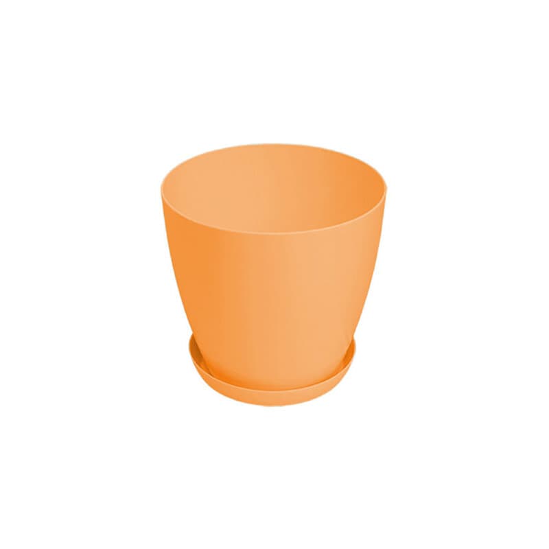 Gardino saksija Lux 18cm Apricot Crush, sa podmetačem