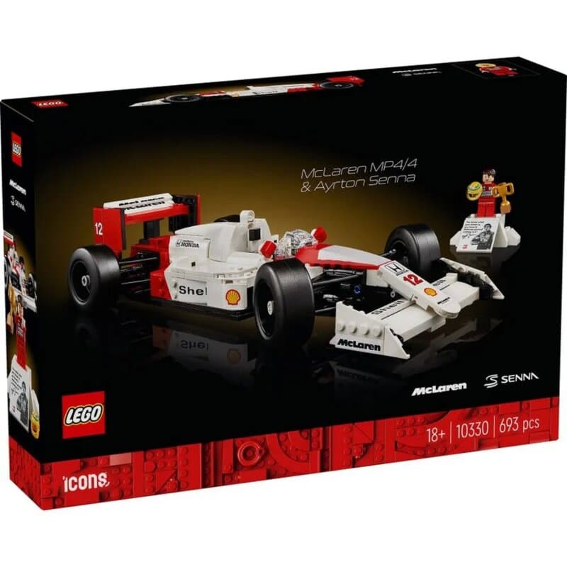 LEGO® Icons McLaren MP4/4 & Ajrton Sena