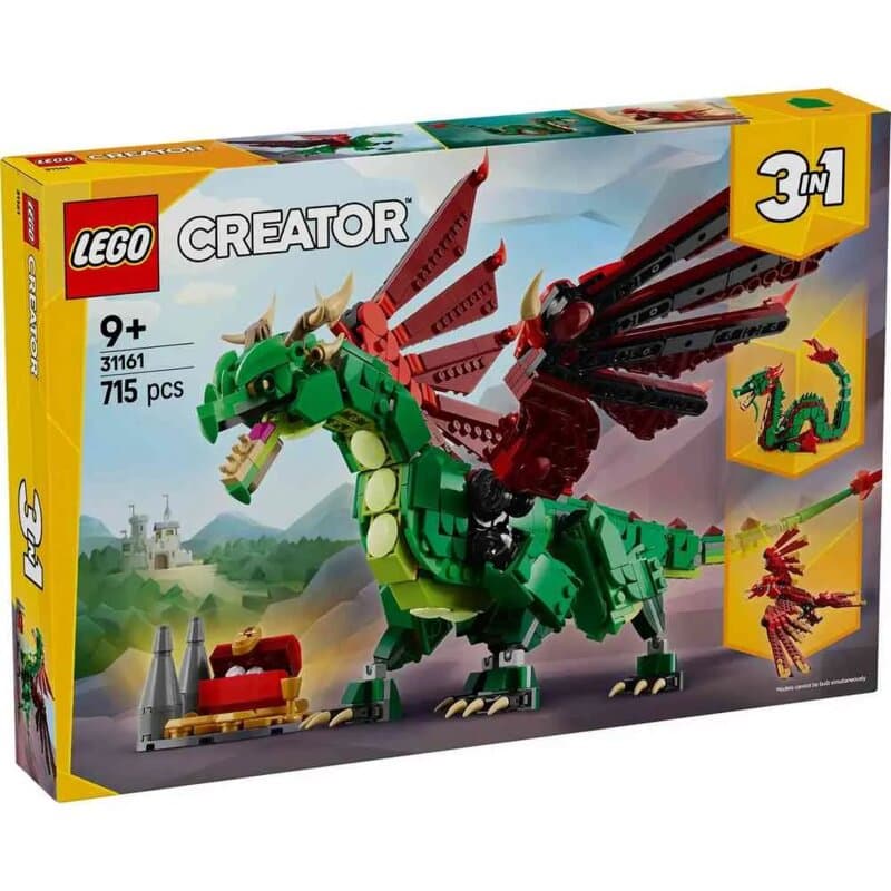 LEGO® Creator 3u1 Srednjovekovni zmaj 31161