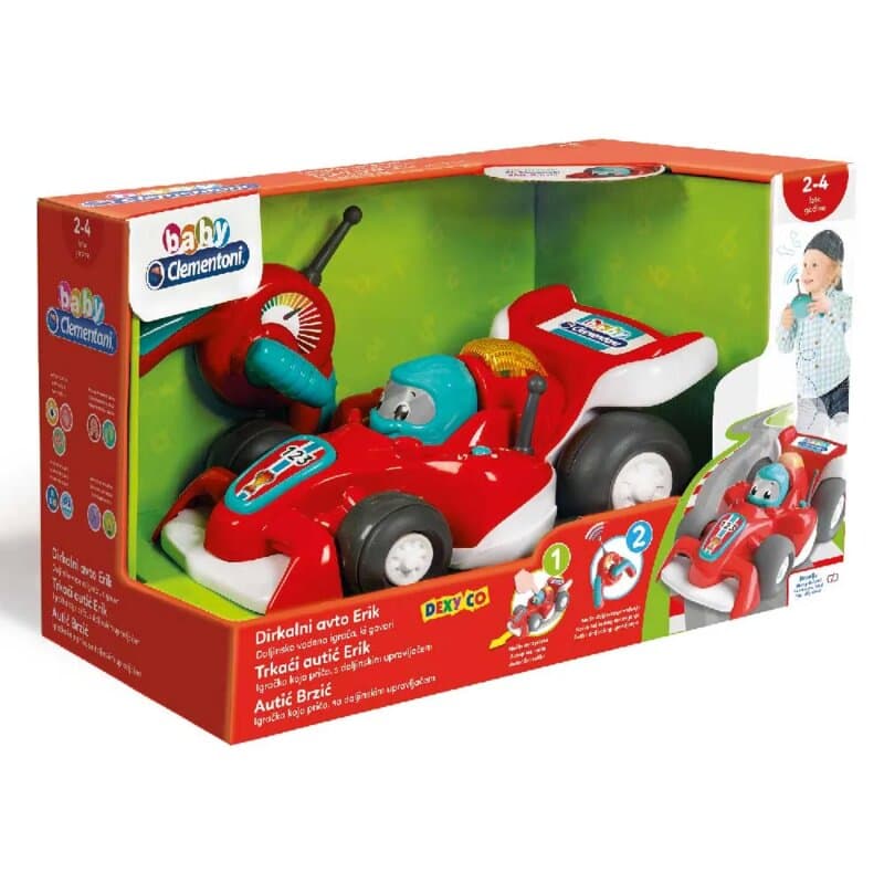 Clementoni Baby Interaktivni Trkački Auto na Daljinsko Upravljanje