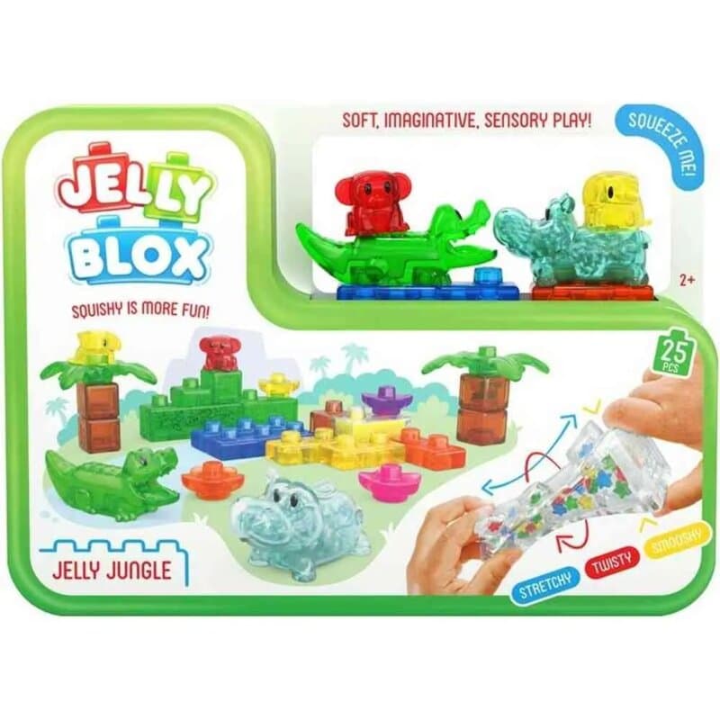 JELLY BLOX Gumene kocke Jungle Set