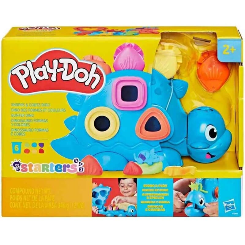 Play-Doh Shapes and Colors Dino set za plastelin