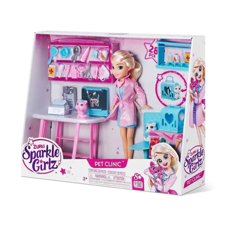 Sparkle Girlz Set lutka veterinar sa priborom, 31 deo