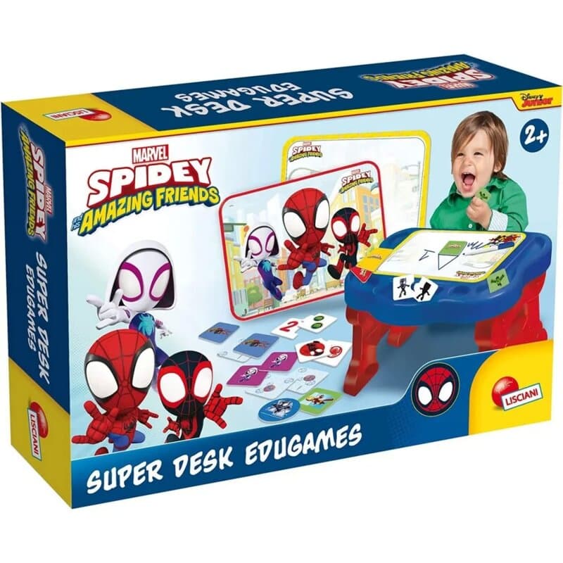 Spiderman edukativni set – sto, karton i olovka za učenje