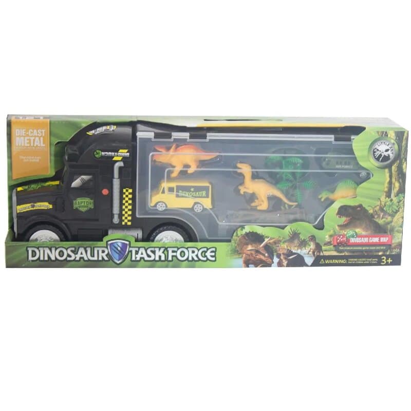 Best Luck kamion sa dinosaurusima - set za igru, 9 delova