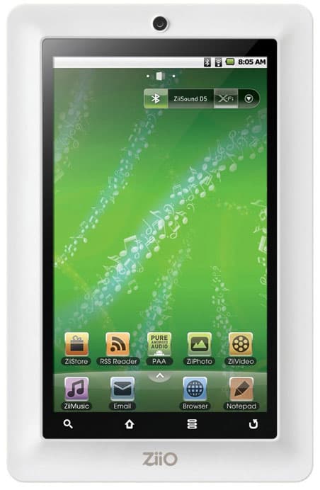 Creative ZiiO 8 GB Android Tablet Računar - 7 In TFT -  Resistive Touch