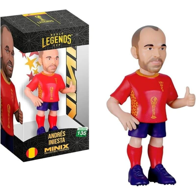 MINIX Fudbalska Figura World Cup Legends - Iniesta 12cm