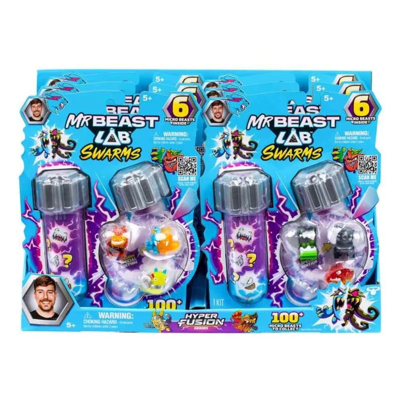 MrBeast Lab Swarms Mega Lab Set – 6 Figura i 2 Podijuma