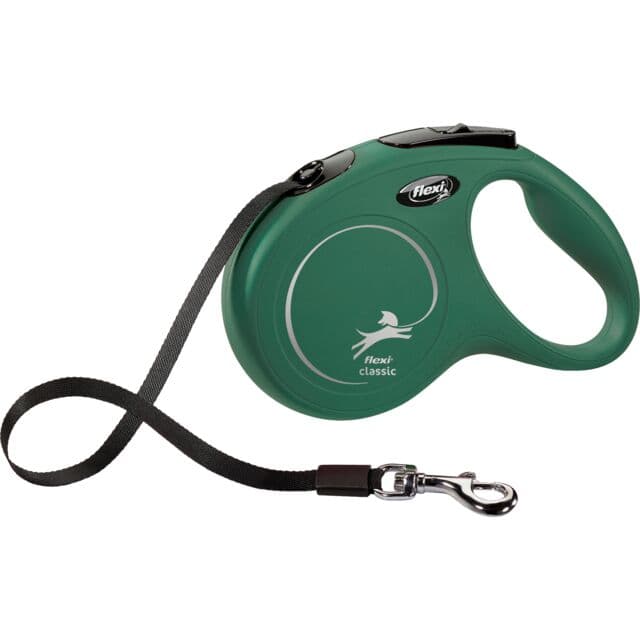 Povodac za pse do 25kg Flexi Classic green 5m TRIXIE 11714