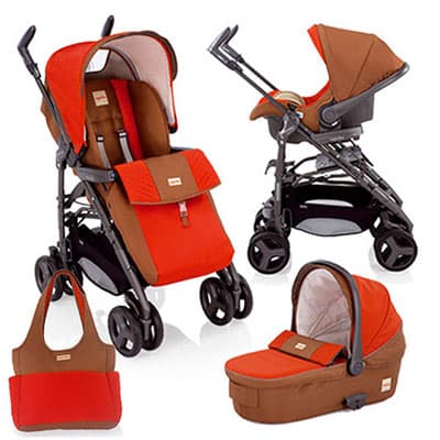 Inglesina modular kolica Zippy System Mandarino AA40C6MND