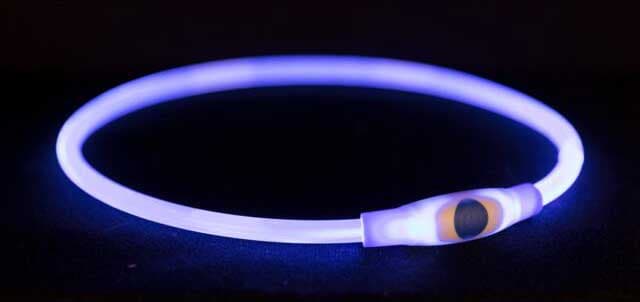 Svetleća ogrlica za pse velikih rasa, veličina L-XL plava Trixie 12665