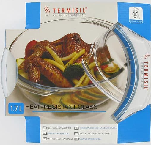 Vatrostalna posuda za pečenje i odlaganje hrane