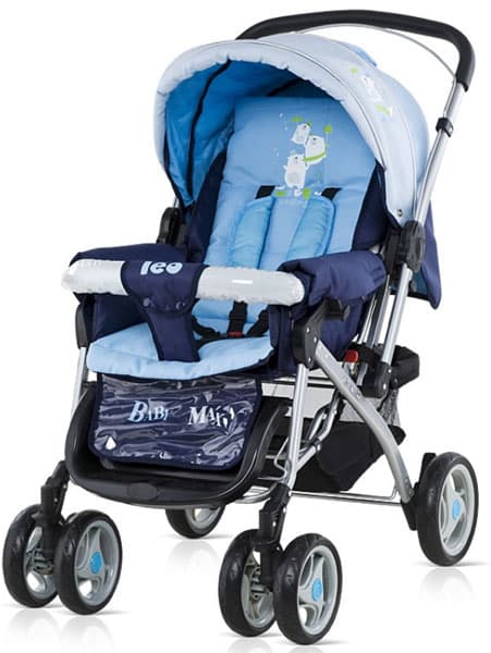 Chipolino Baby Max kolica Leo navy