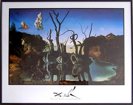 Salvador Dali - Swans Reflecting Elephants - 1021 - 56/71HPLN P 010