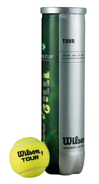Wilson Loptice za tenis Tour Davis Cup 1/4 WRT115400