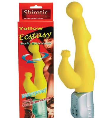 Žuti vibrator sa dodatkom