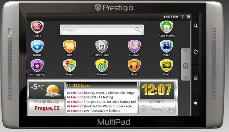 Prestigio Android Tablet Računar PMP7070C