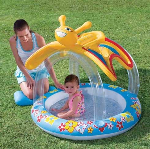 BestWay Bazen Za Bebe Sa Zaštitom Od UV Zračenja - Leptir