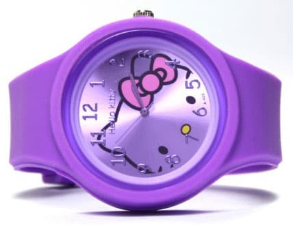 Hello Kitty Ručni časovnik 5708 silicone purple
