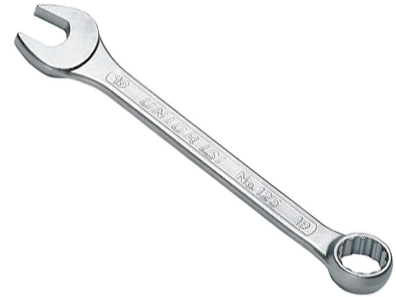 UNIOR Ključ viljuškasto-obručni kratki - 125/2, 10mm hromiran, mat, 602103 187414