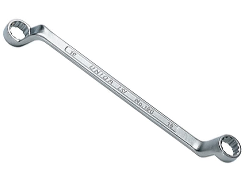 UNIOR Ključ obručni dvostrani - 180/1, 12x13mm hromiran, art. 600516 152501