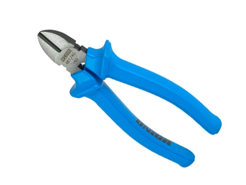 UNIOR Klešta štip bočna plastična ručka, fosfatirana, 160 mm, art. 462