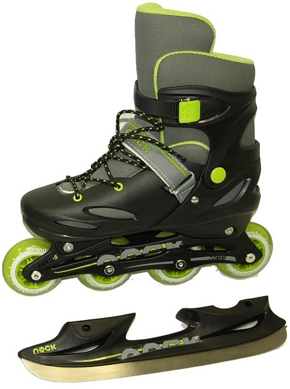Rock Klizaljke i Roleri 2 u 1 Broj 38 - 41 Zelene  18-442