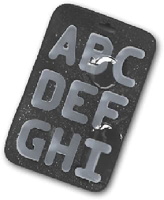 SuckUK Modla za led Alphabet 