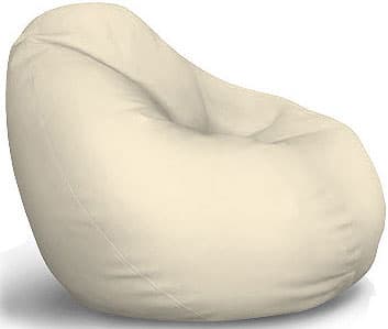 Fotelja Od Eko Kože Lazy Bag Bela L