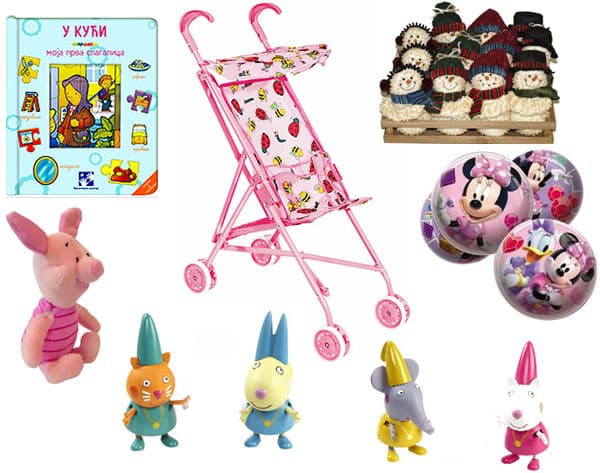 Novogodišnji Poklon Paketić Za Devojčice 1-3 godine 1